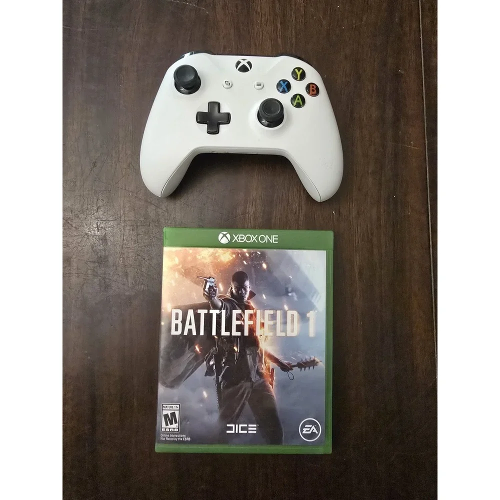 Microsoft Xbox One S 1TB Console Bundle w/ Wireless Controller And Game